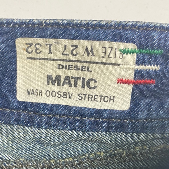 Diesel Classic Indigo Straight Leg Jeans - Picture 4 of 11